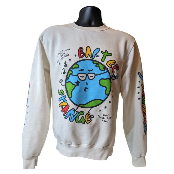 Champion ECO Pullover Adult Small Sweatshirt Earth Face Graphic Bartees Change - Picture 7 of 12